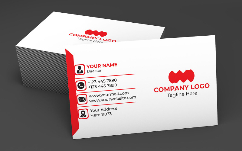 This is Business card Modern & Creative Template (Creative Design) Corporate Identity