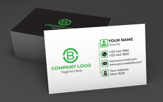 This is Visiting card template (New Design)