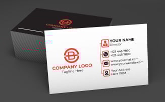 Visiting card template fully editable (New Design)