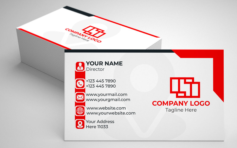 Business Card for Commercial Leasing Specialist New Design Corporate Identity