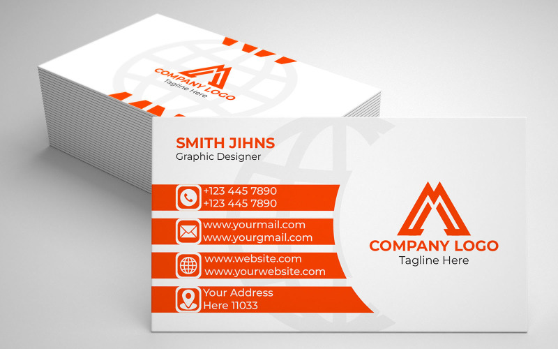 Creative Unique Business Card (New Design) Corporate Identity