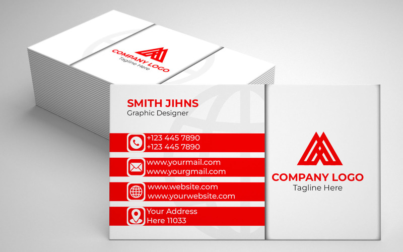 High-Quality and Modern Business Card (New Design) Corporate Identity