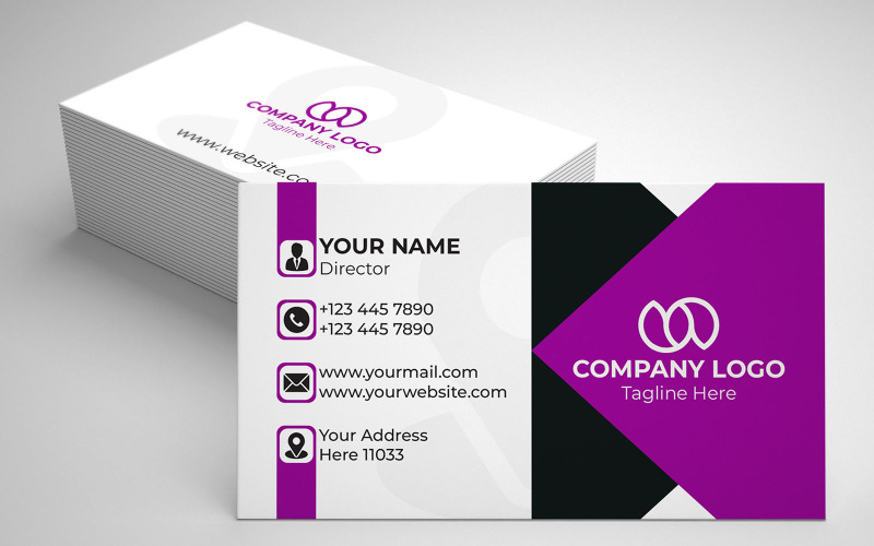 High-Quality and Unique Business Card (New Template) Corporate Identity