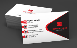 Professional Corporate Business Card (New Design)