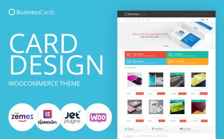 Business Cards Store WooCommerce Theme