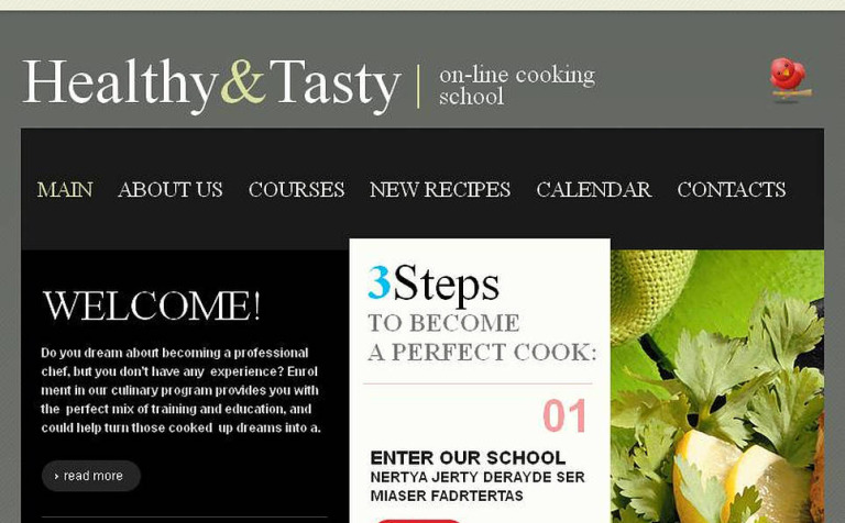 Cooking Premium Facebook HTML CMS Template Big Screenshot Cooking Facebook HTML CMS Template New Screenshots BIG