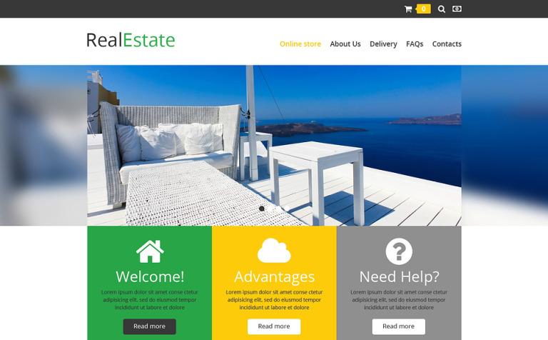 Real Estate Store VirtueMart Template Big Screenshot Real Estate Store VirtueMart Template New Screenshots BIG