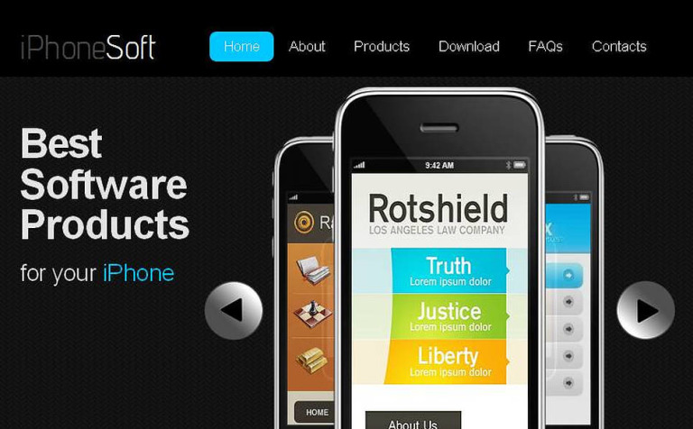 Software Company Premium Facebook HTML CMS Theme Big Screenshot Software Company Facebook HTML CMS Template New Screenshots BIG