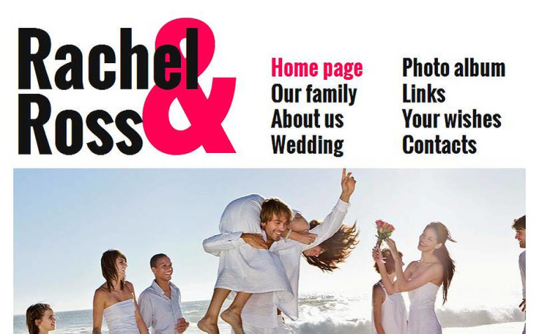 Wedding Album Premium Facebook HTML CMS Template Big Screenshot Wedding Album Facebook HTML CMS Template New Screenshots BIG