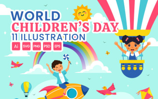 11 World Children's Day Illustration