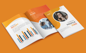 Professional Bi fold brochure design template