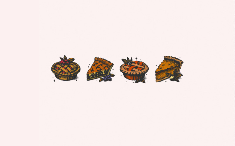 Pumpkin Pie Png, Fall Season, Thanksgiving Png, Fall Vibes, Autumn Pumpkin, Sublimation Designs, Illustration