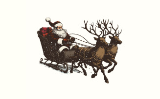 Santa Western Christmas PNG, Sublimation Design, Digital Download, Trendy Western PNG, Vintage
