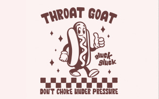 Throat Goat PNG, Funny Design, Digital Download, Adult Sarcastic, Hot Dog Design, Love Is Love,