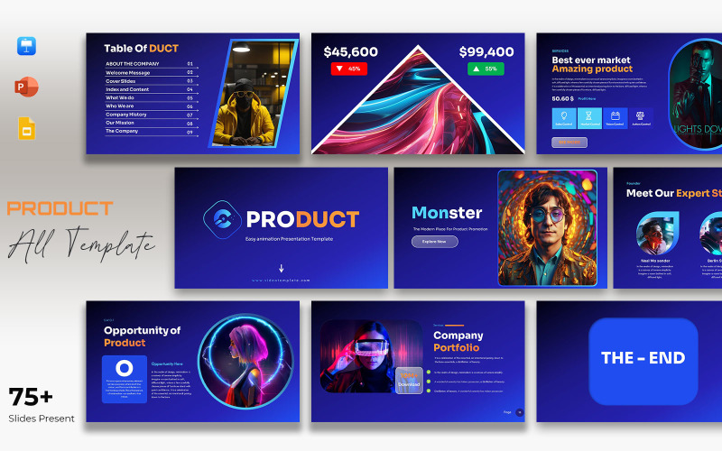 Bundle Of Product Presentation Template PowerPoint Template