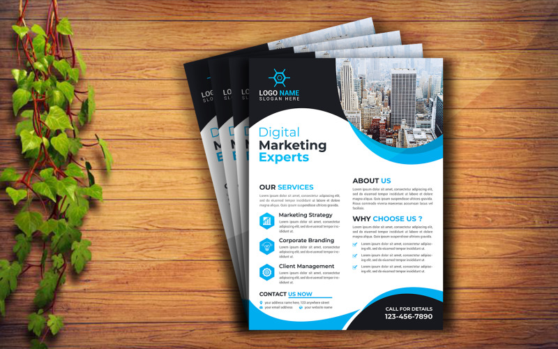 Creative Flyer Design Template V01 Corporate Identity