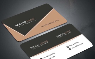 Corporate Business card Simple Template Design