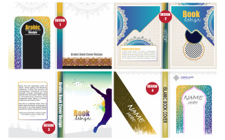 Arabic Luxury Book Cover Pattern design