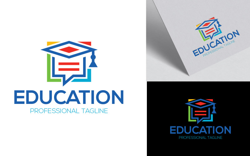 Creative Education Logo Design Logo Template