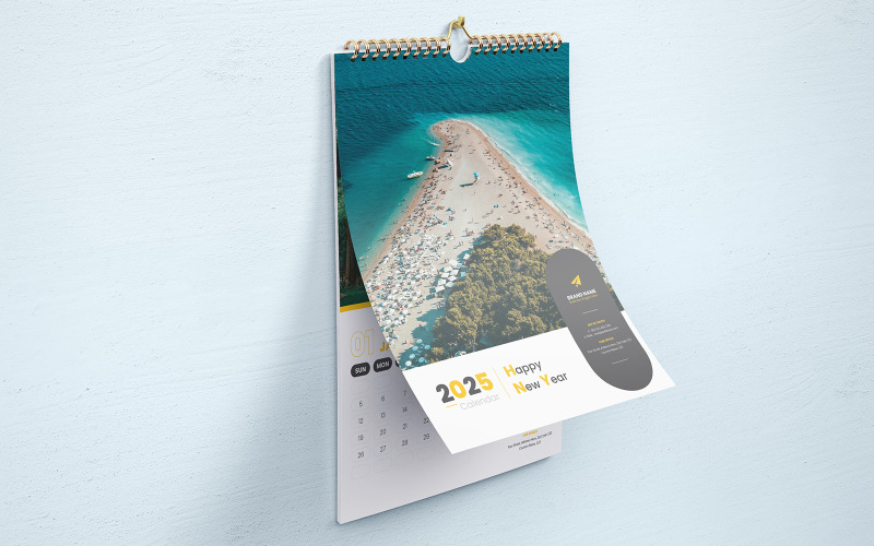 2025 Calendar Template | Year Planner Corporate Identity
