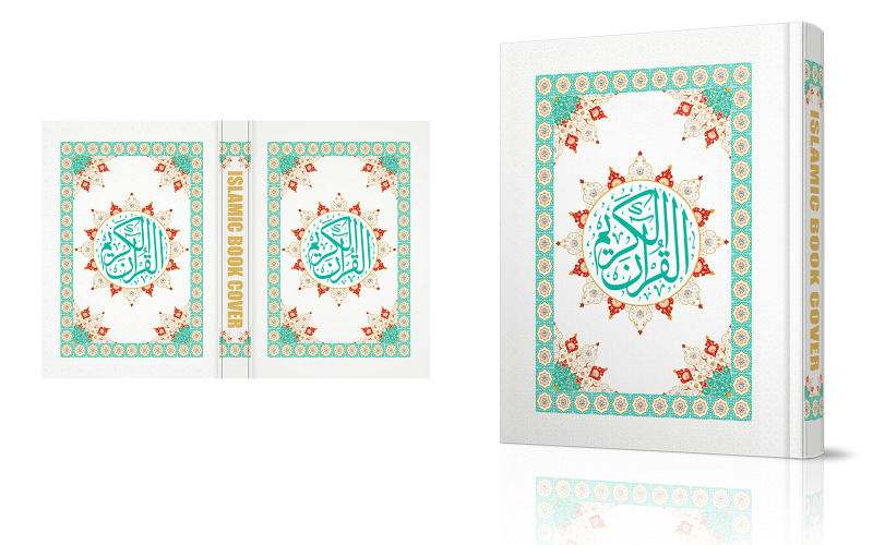 Islamic Book Cover luxury design Vector Graphic