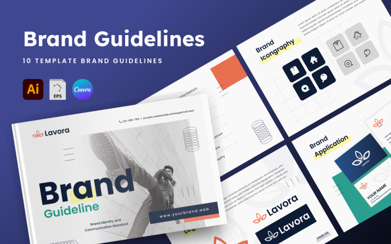 Lavora - Fashion Brand Guideline Magazine Template