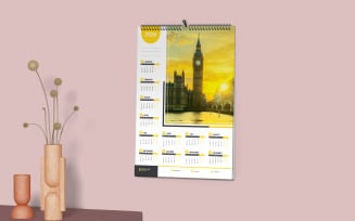 Wall Calendar 2026 Template