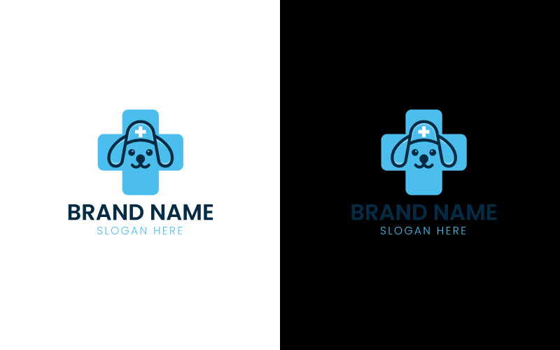 Dog medical vector logo-11-480 Logo Template