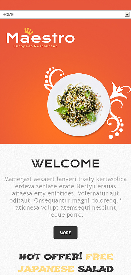 Smartphone Layout 1