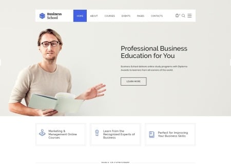 E-learning Multipage HTML template