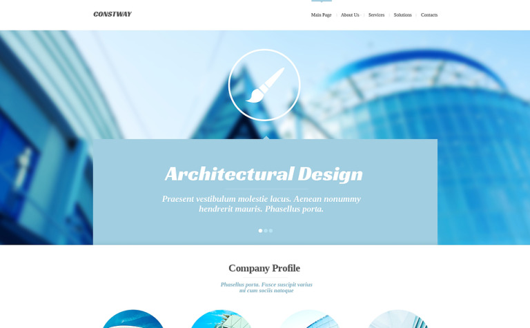 Construction Company Responsive Website Theme Big Screenshot Construction Company Responsive Website Template New Screenshots BIG