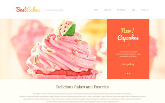 Cute Sweet Shop WordPress Theme