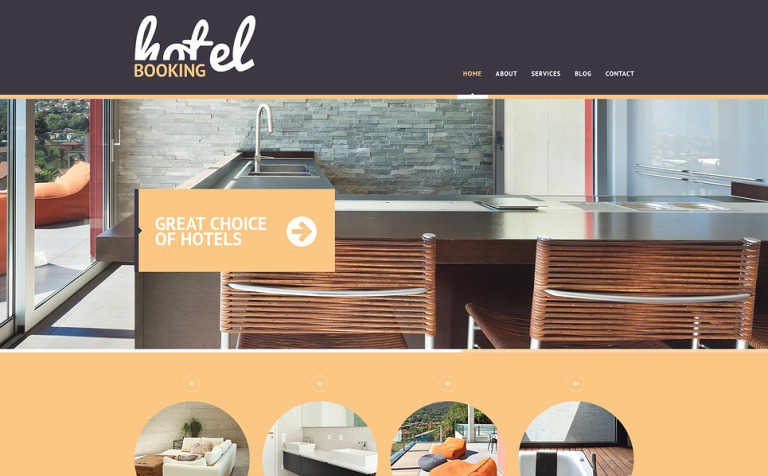 Hotels Responsive Website Theme Big Screenshot Hotels Responsive Website Template New Screenshots BIG