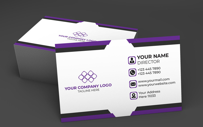 Business Card and Minimal Business (Card) Corporate Identity