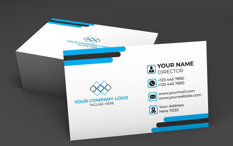 Business Card and Professional Business (Card) Corporate Identity