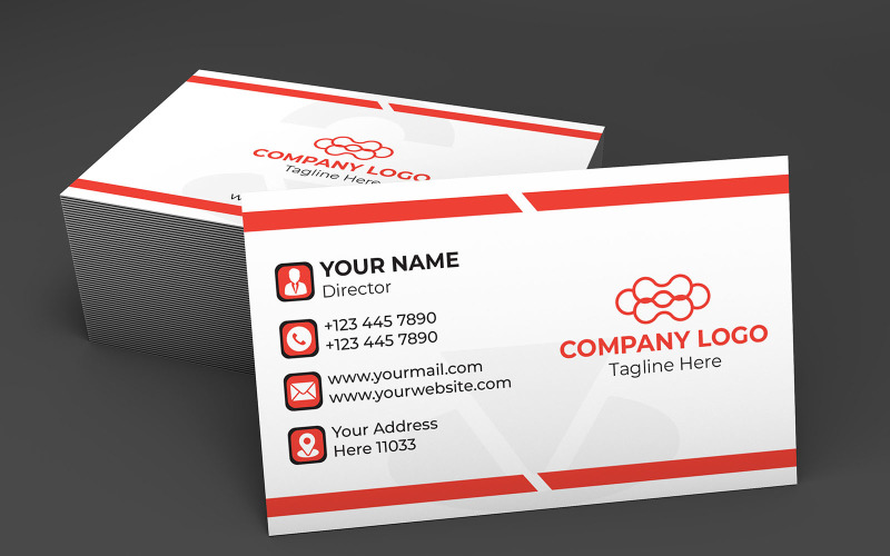 Creative Business Card New Design Corporate Identity