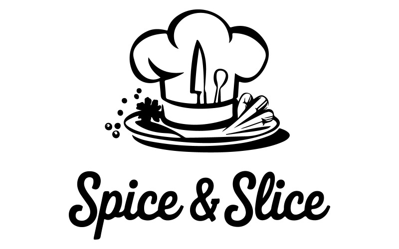 A logo for YouTube cooking channel Illustration