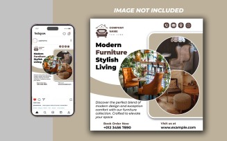 Interior Furniture Social Media Post - Suitable for Multiple Platforms - 008