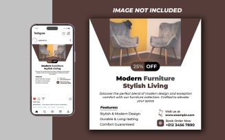 Interior Furniture Social Media Post - Suitable for Multiple Platforms - 014