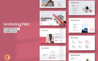 Marketing Plan Layout Presentation Template