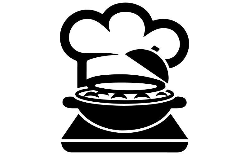 illustration of a traditional chef's hat Illustration