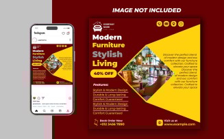 Interior Furniture Social Media Post - Suitable for Multiple Platforms - 018