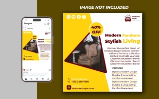 Interior Furniture Social Media Post - Suitable for Multiple Platforms - 019