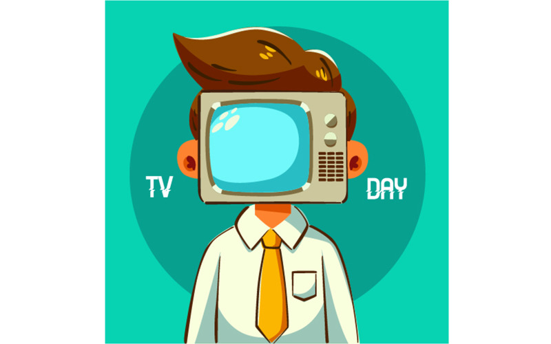Celebrating World Television Day Illustration