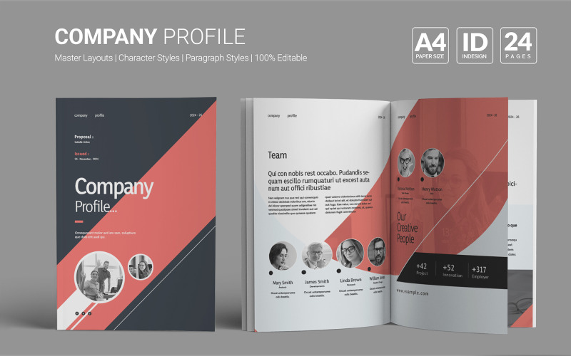 Company Profile Template_24 Pages Magazine Template