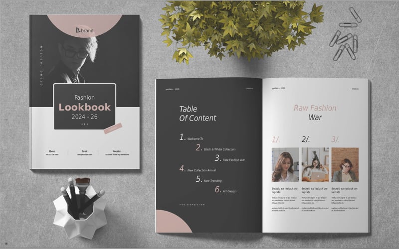 Lookbook Template_InDesign Magazine Template