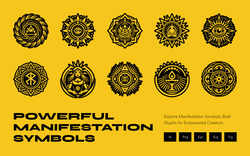 Modern Royal Symbols Icon Set