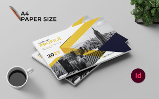 Company Profile Landscape Template