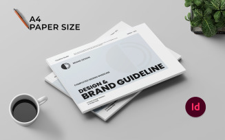 Brand Guideline Landscape Template Layout