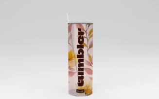 Tumbler Drinking Jar Mockup 01